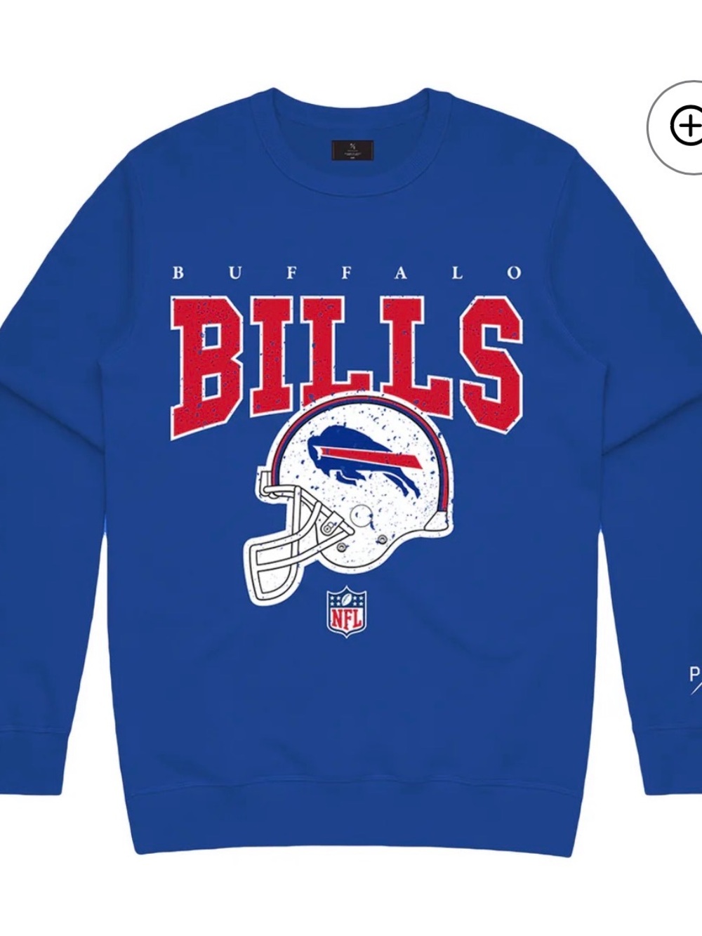 Like New Peace Collective Buffalo Bills Crewneck Size Large